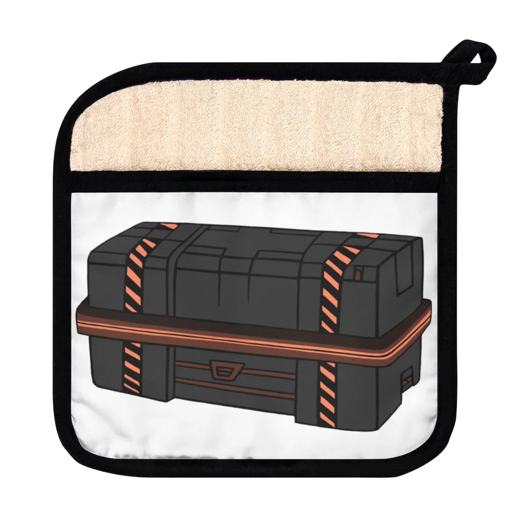Crate Pot Holder with Pocket