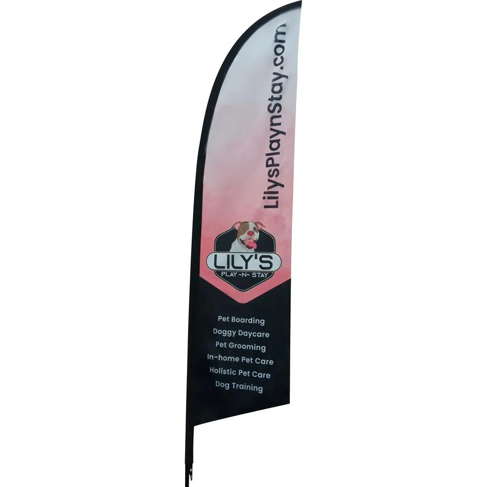 Custom Printed Feather Flag