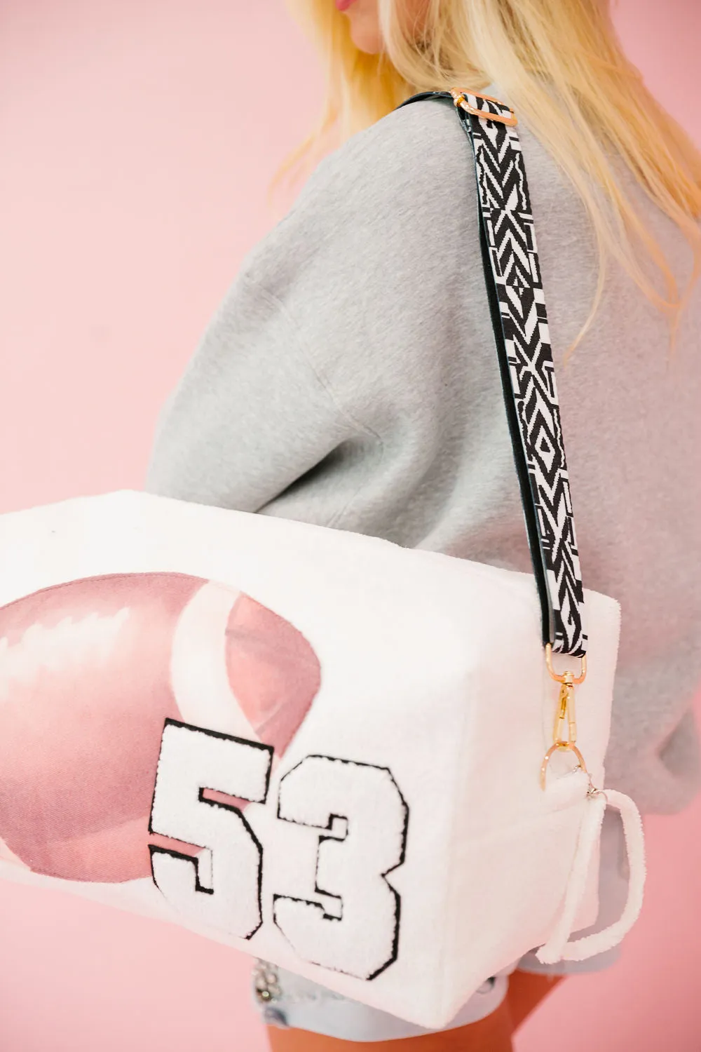 CUSTOM SPORTS LARGE TERRY BAG
