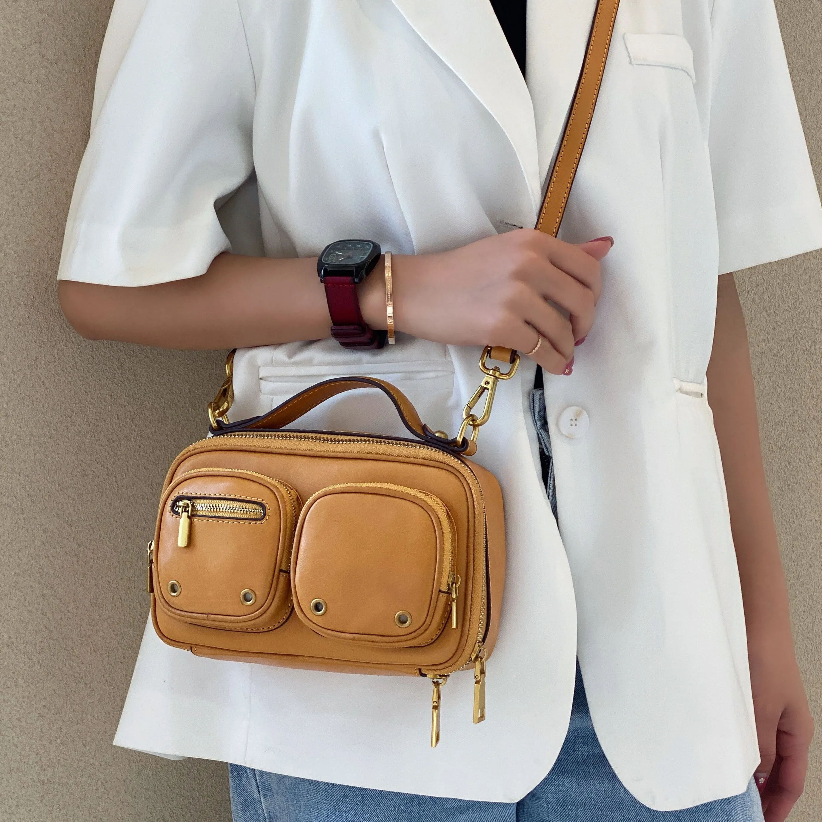 Cute Ladies Leather Over The Shoulder Bag Side Bags For Women