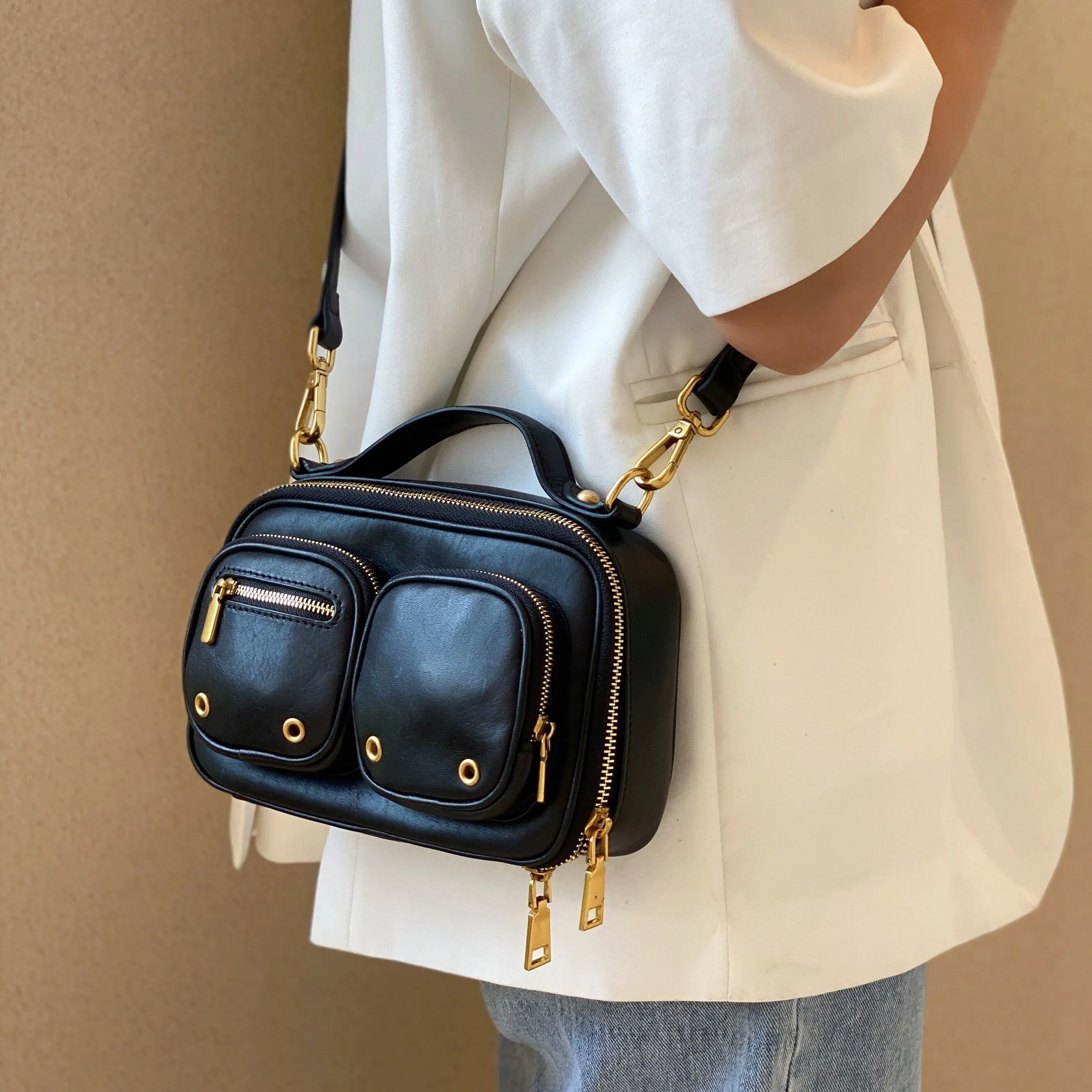 Cute Ladies Leather Over The Shoulder Bag Side Bags For Women