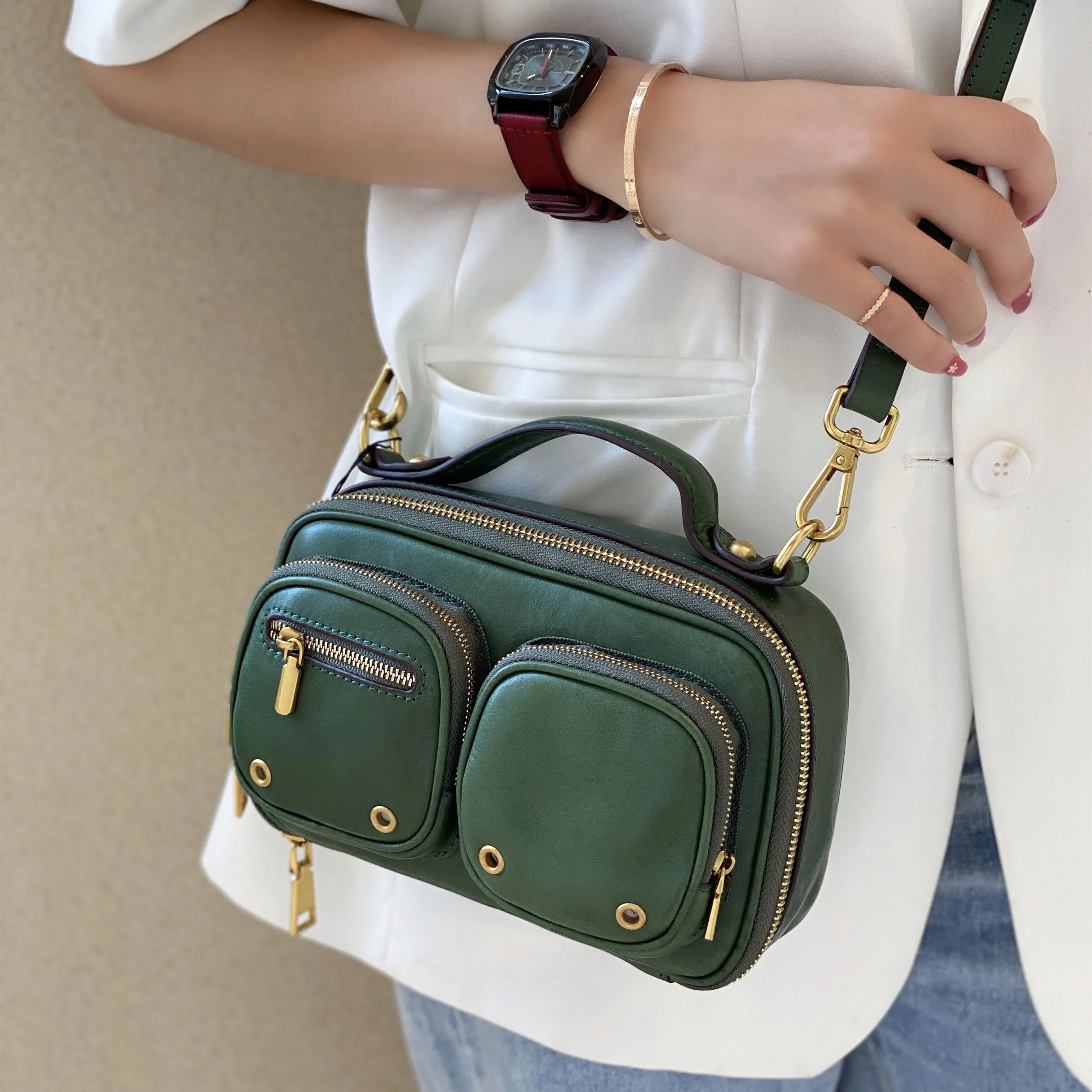 Cute Ladies Leather Over The Shoulder Bag Side Bags For Women