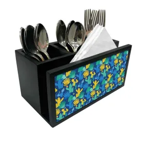 Cutlery Tissue Holder Napkin Stand -  Cactus Decor