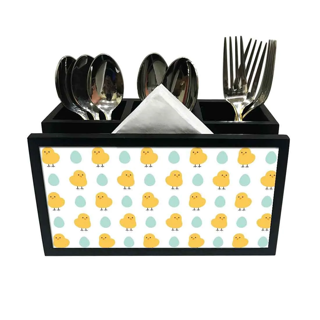 Cutlery Tissue Holder Napkin Stand -  Chick