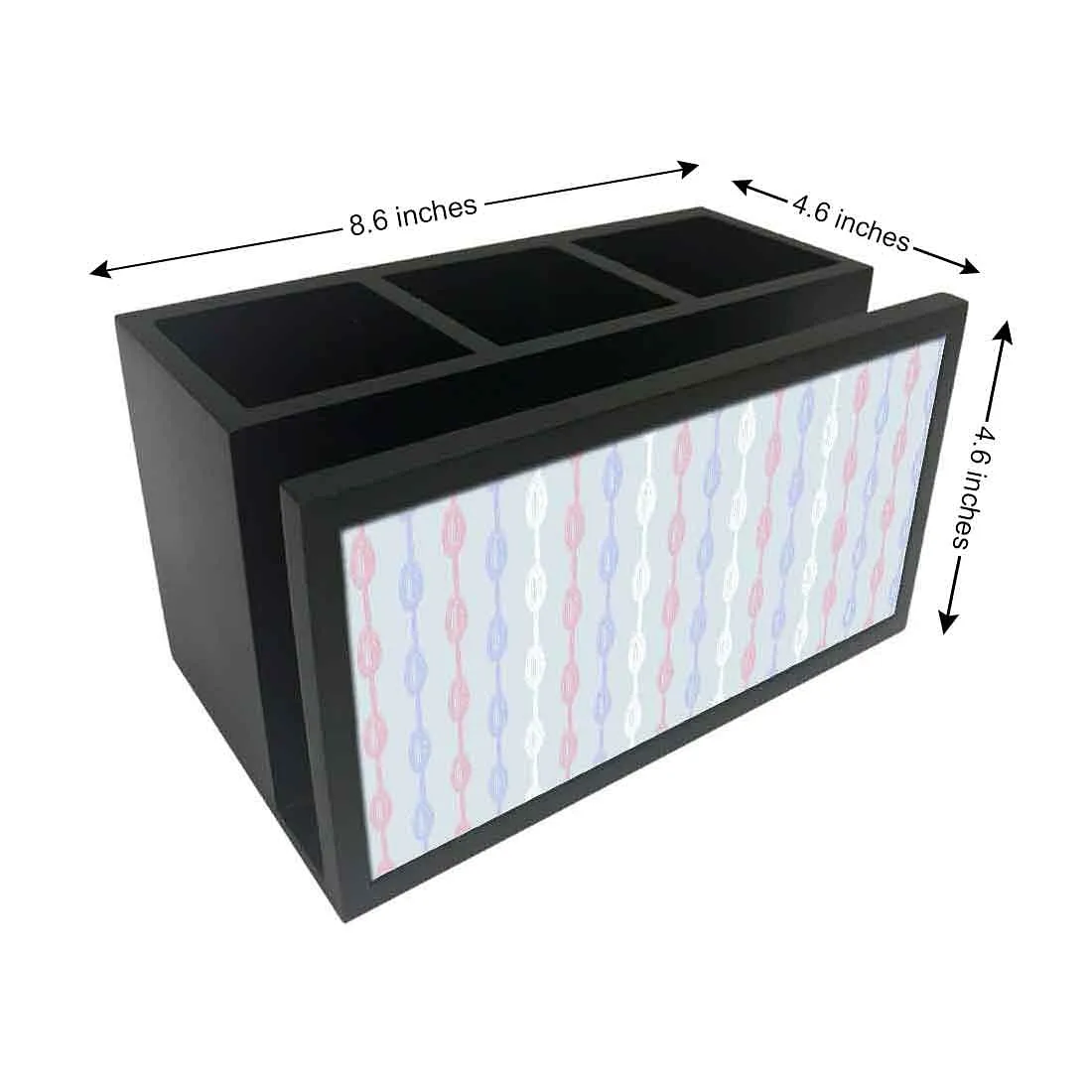 Cutlery Tissue Holder Napkin Stand -  Colorful Dots Line