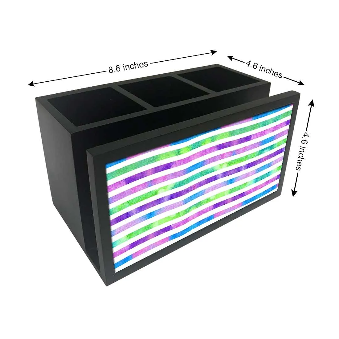 Cutlery Tissue Holder Napkin Stand -  Colorful Strips