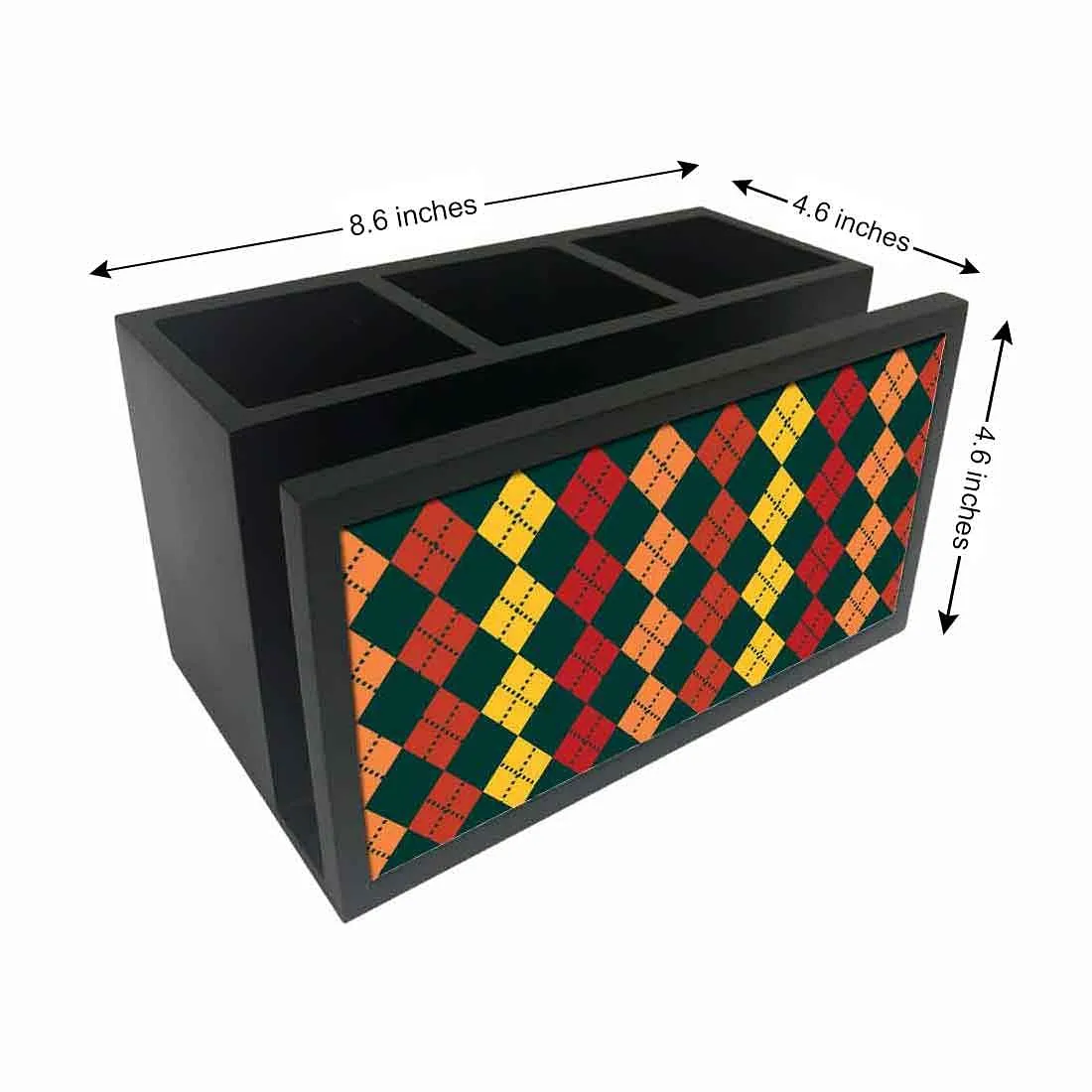 Cutlery Tissue Holder Napkin Stand -  Diamonds Pattern