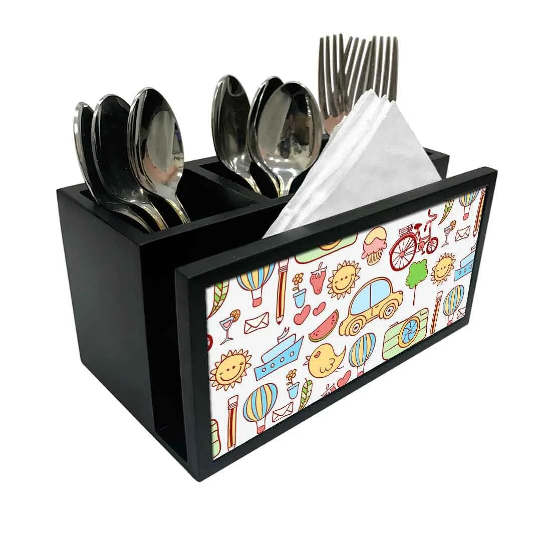 Cutlery Tissue Holder Napkin Stand -  Kids Toy