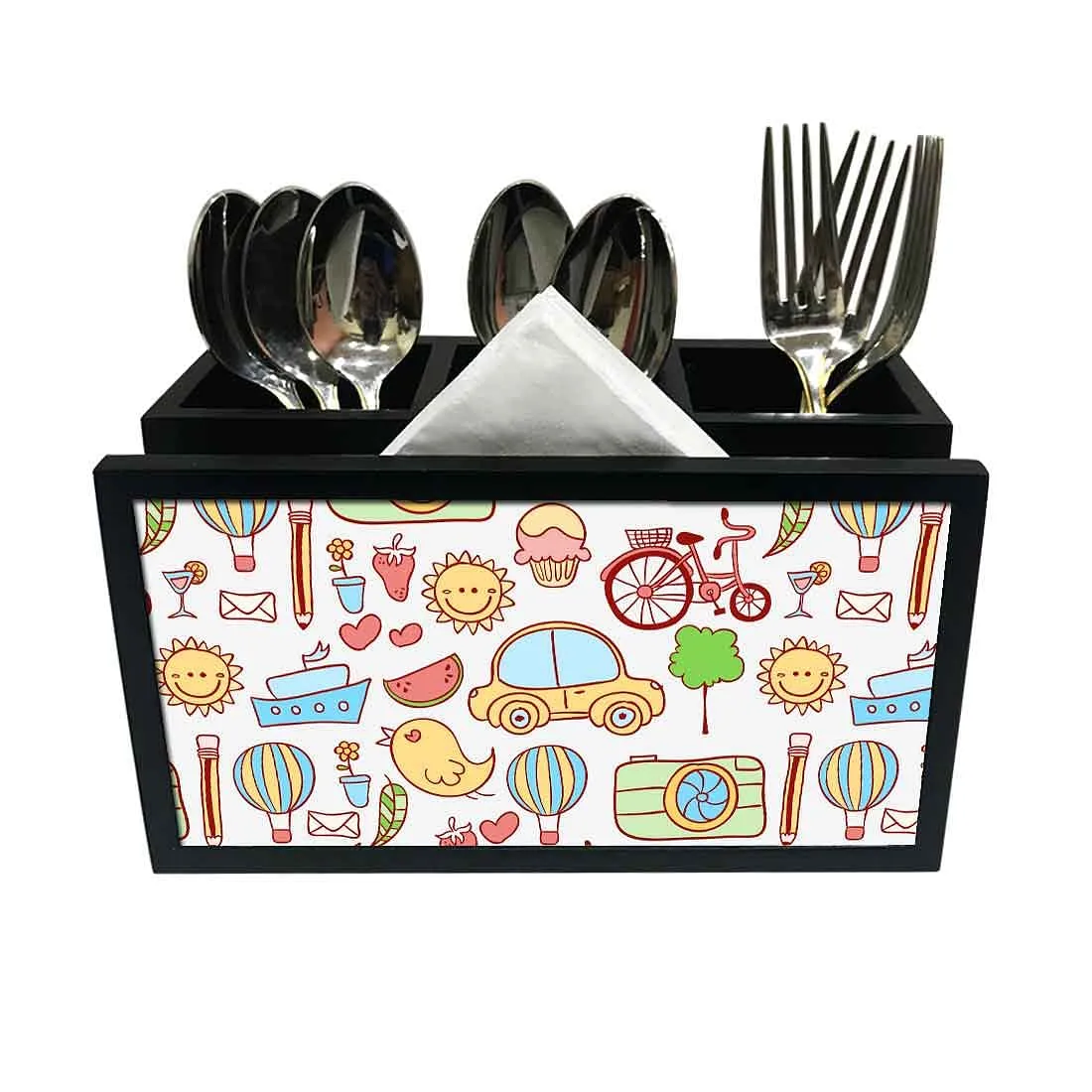 Cutlery Tissue Holder Napkin Stand -  Kids Toy