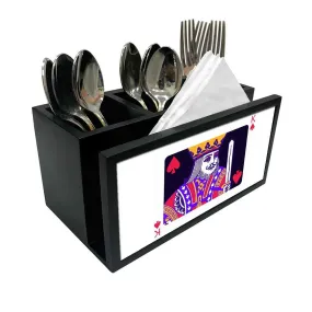 Cutlery Tissue Holder Napkin Stand -  King Color Cards