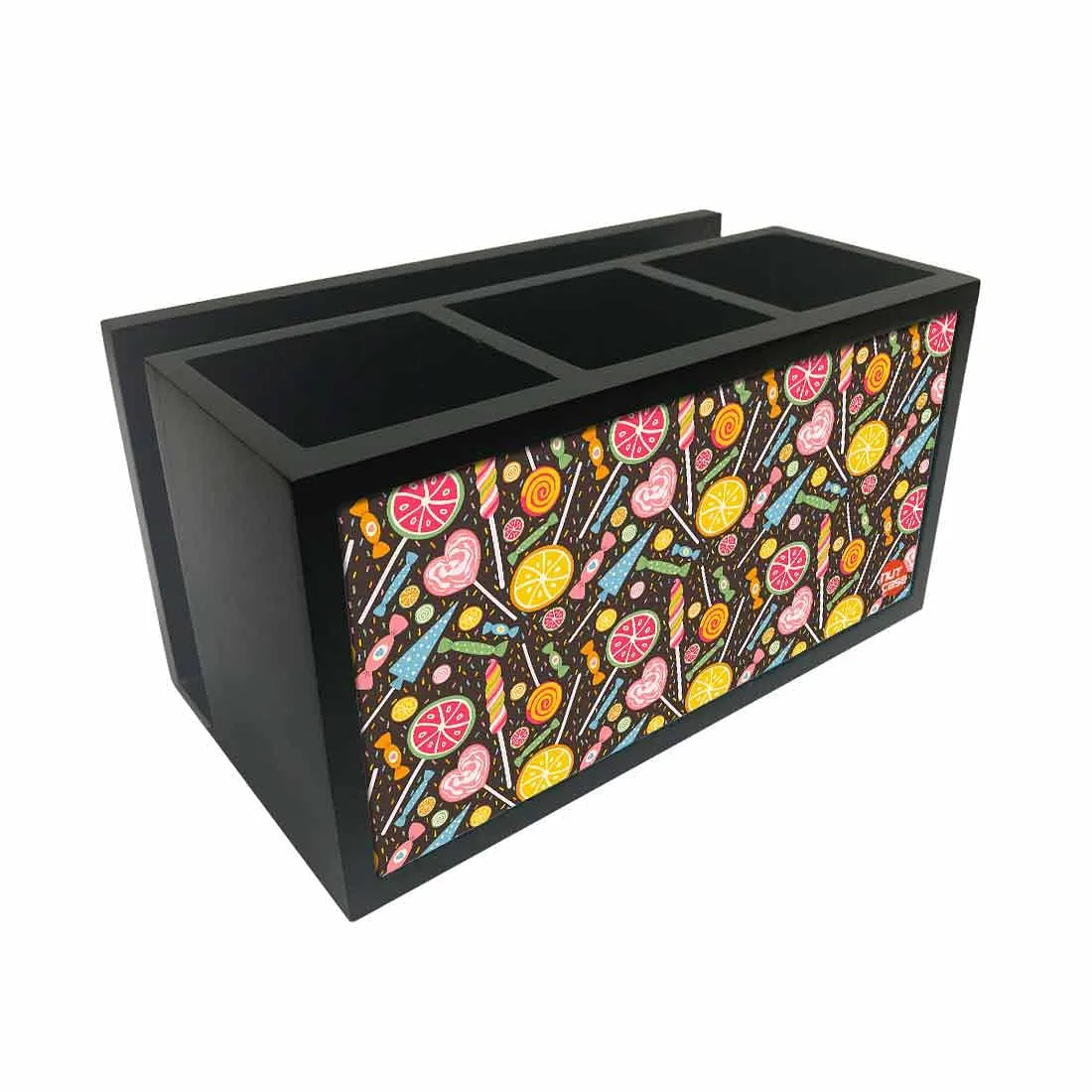 Cutlery Tissue Holder Napkin Stand -  Lemon and Candy