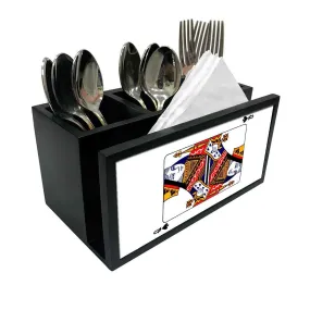 Cutlery Tissue Holder Napkin Stand -  Queen