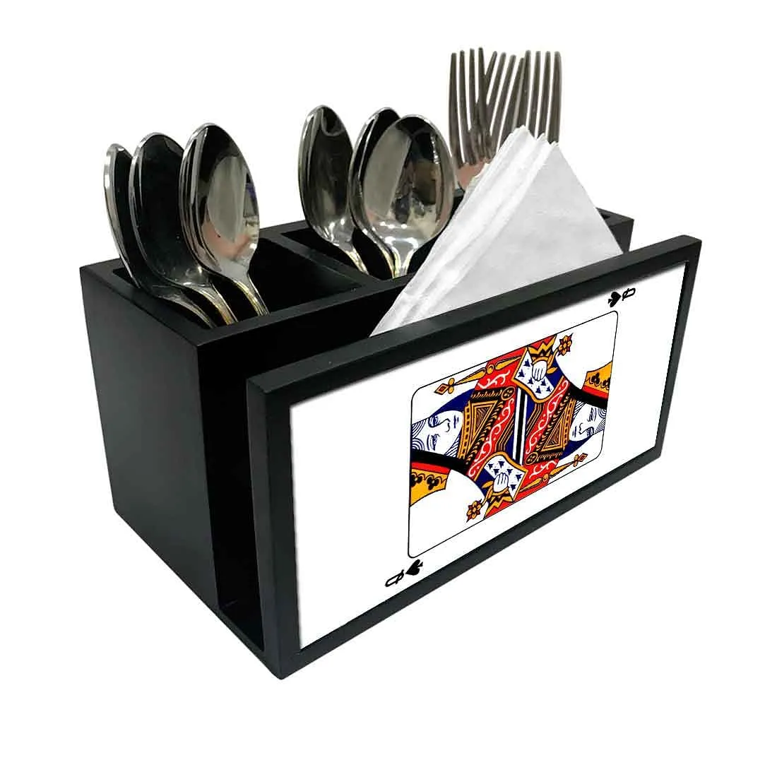 Cutlery Tissue Holder Napkin Stand -  Queen