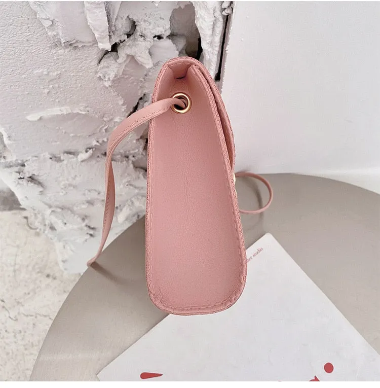 Darianrojas Women's Shoulder Bag Summer New Style Korean Messenger Bag Handbag Candy Color Lock Buckle Versatile Shoulder Bag