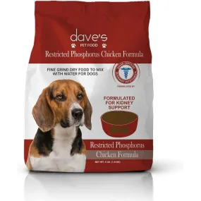 Dave's Pet Food Restricted Phosphorus Crumbles Chicken Dry Dog Food 4lb