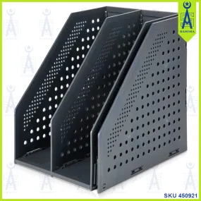 DELI 78995 FOLDABLE MAGAZINE HOLDER 3 DIVIDER A4