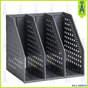 DELI 79003 FOLDABLE MAGAZINE HOLDER 3 DIVIDER A5