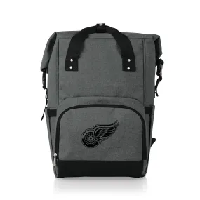 Detroit Red Wings - On The Go Roll-Top Backpack Cooler