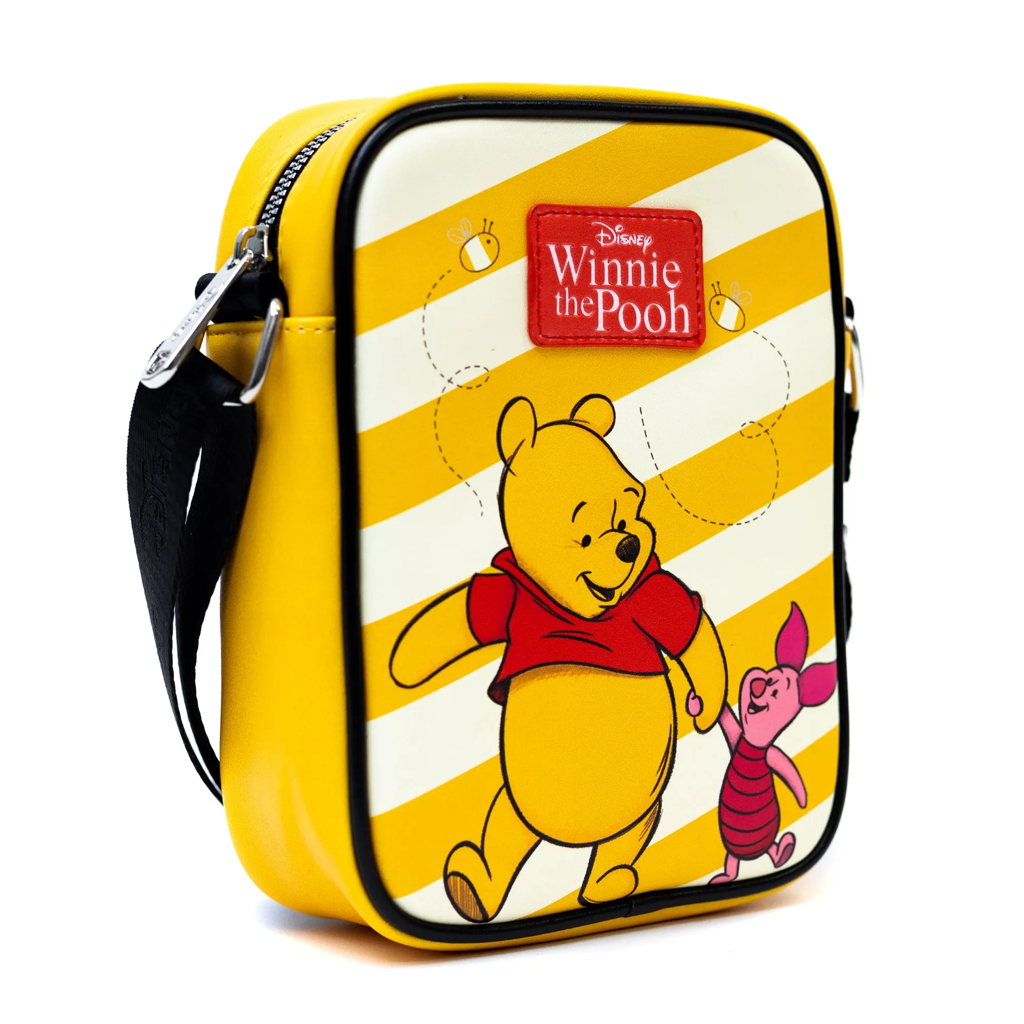 Disney Bag and Wallet Combo, Winnie the Pooh and Piglet Golden Yellow, Vegan Leather