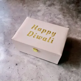 Diwali Gift Box - PU Leather Gift Box for Diwali-Available in Black & Pink
