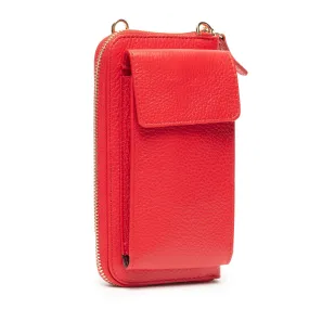 Elie Beaumont Phone Bag in Red