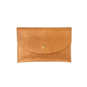 Envelope Pouch - Cognac Leather