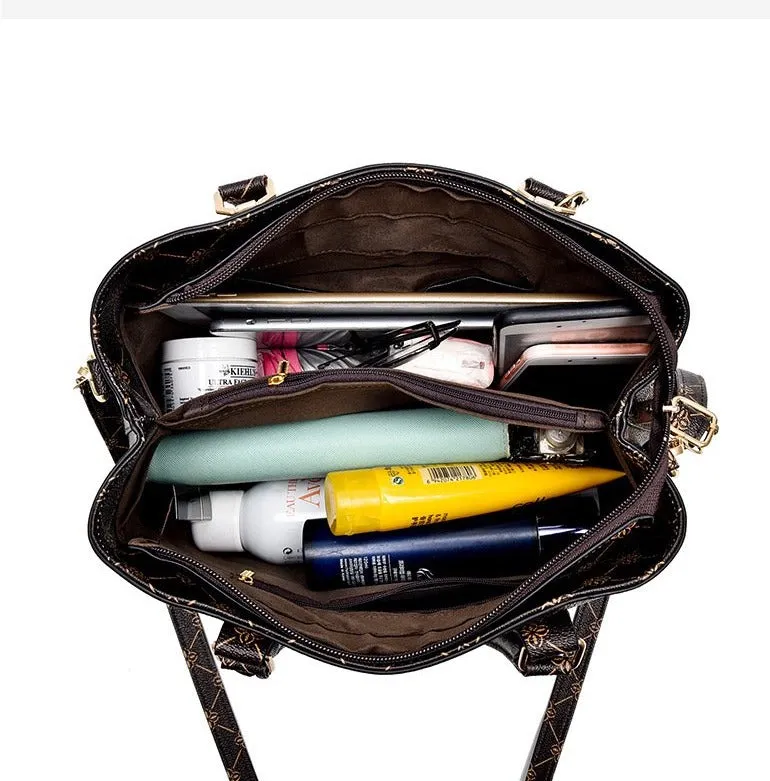 Faux leather Shoulder Handbag