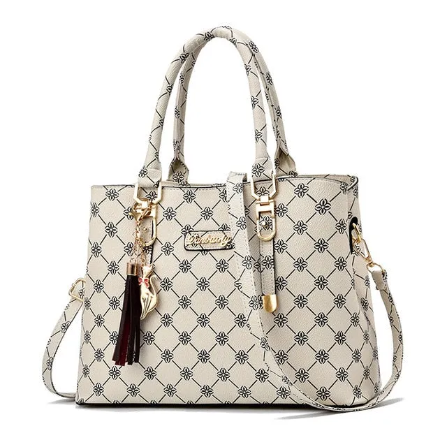 Faux leather Shoulder Handbag