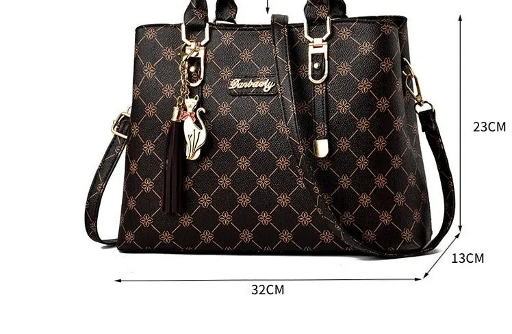 Faux leather Shoulder Handbag