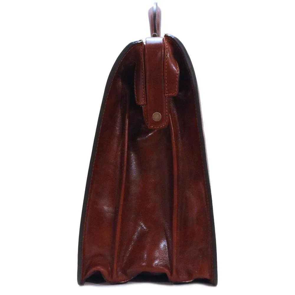 Floto Leather Ciabatta Combo Briefcase