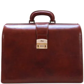 Floto Leather Ciabatta Combo Briefcase
