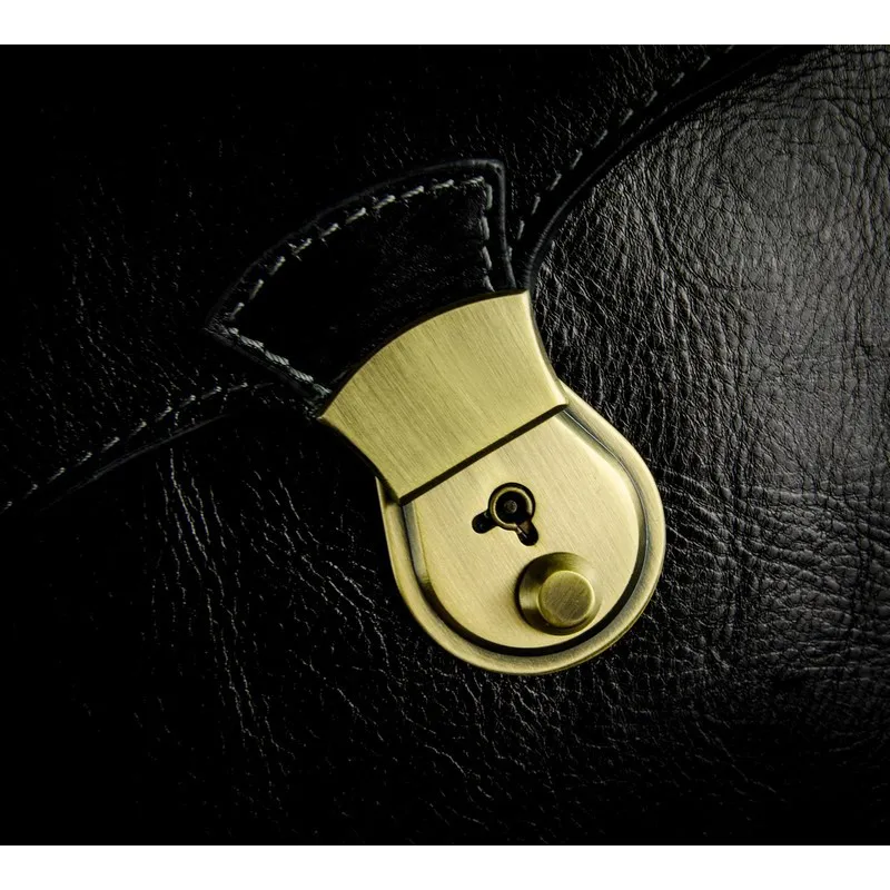Full Grain Italian Leather Portfolio Document Holder - Age of Innocence