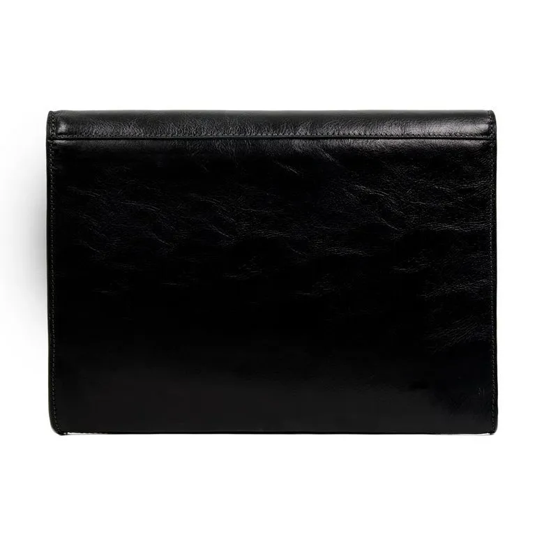 Full Grain Italian Leather Portfolio Document Holder - Age of Innocence