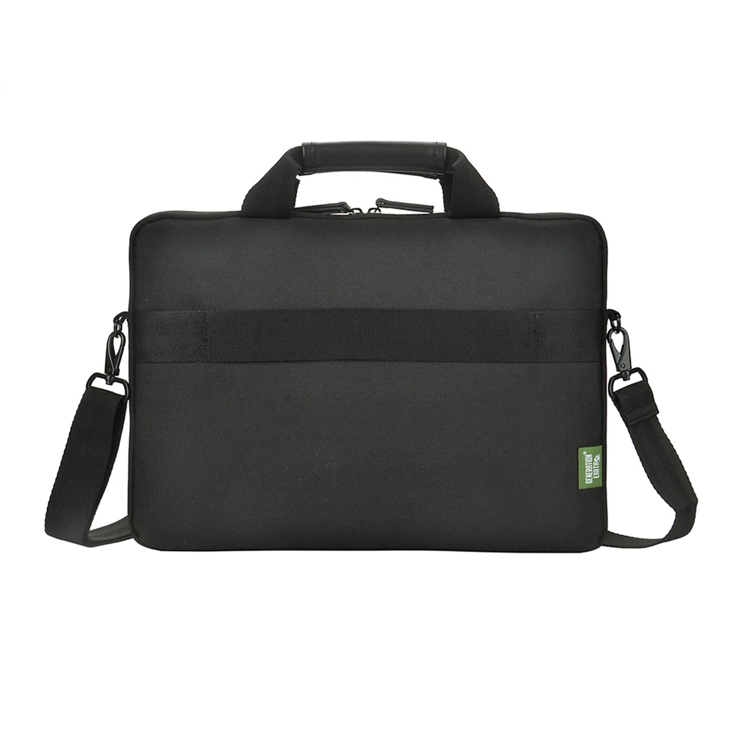 Generation Earth 13.3" Slim Laptop Briefcase (Black)