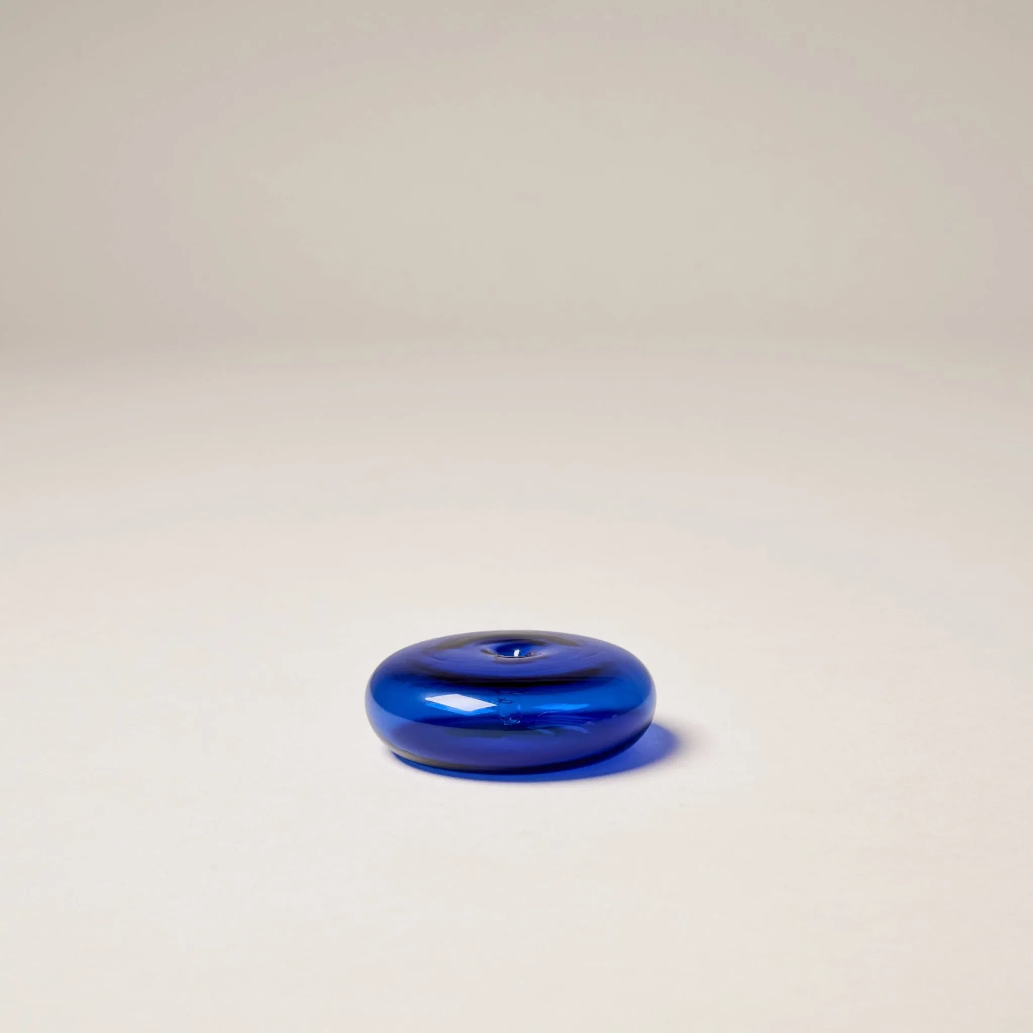 Gentle Habits - Glass Vessel Incense Holder - COBALT