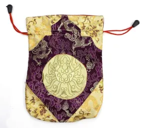 Golden Lotus Mala Bag