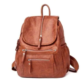 GV337 High Quality Leather Fashion Cool Backpacks - Casual Shoulder Bags