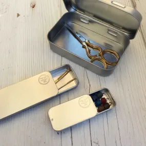 Hand Stamped Storage Tins