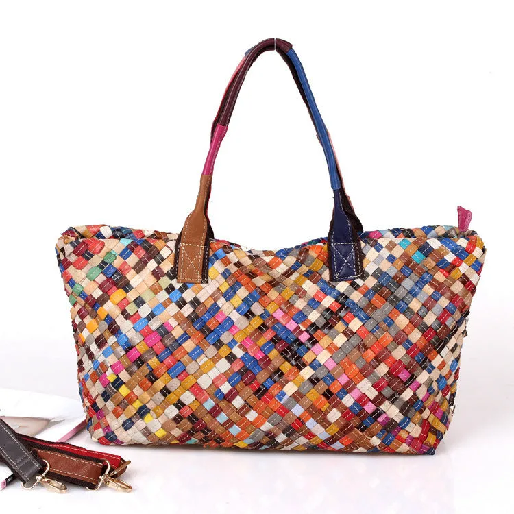 Hand-woven bags - color bags