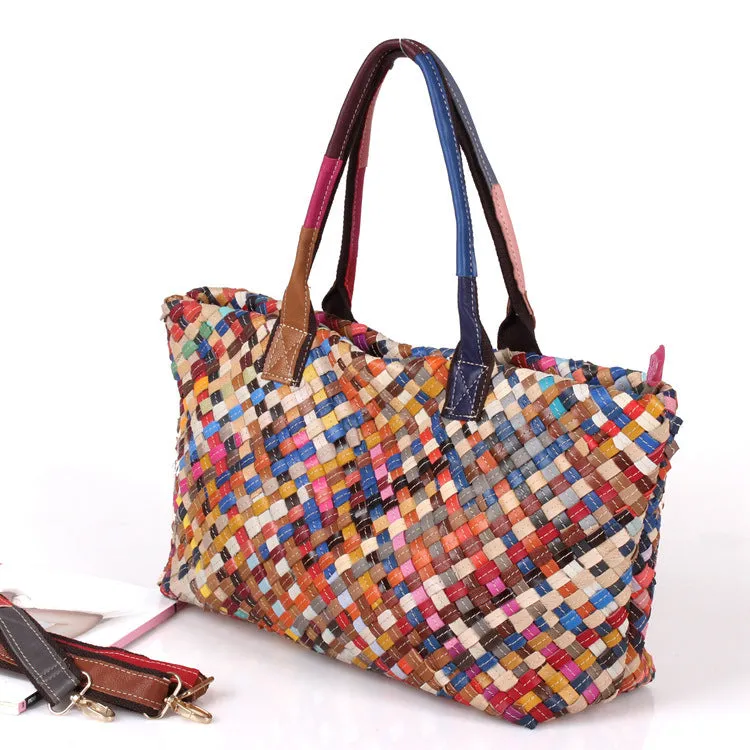 Hand-woven bags - color bags