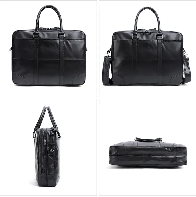 Handmade Leather Business Laptop Bag Briefcase