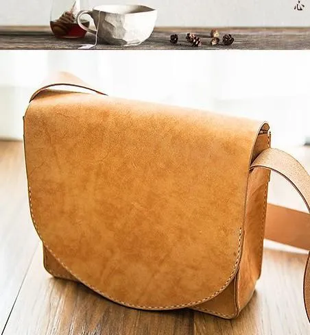 Handmade Leather Cute Shoulder Bag Satchel Purse Personalized Monogrammed Gift Custom Crossbody Bag Purse Shoulder Bag Purse