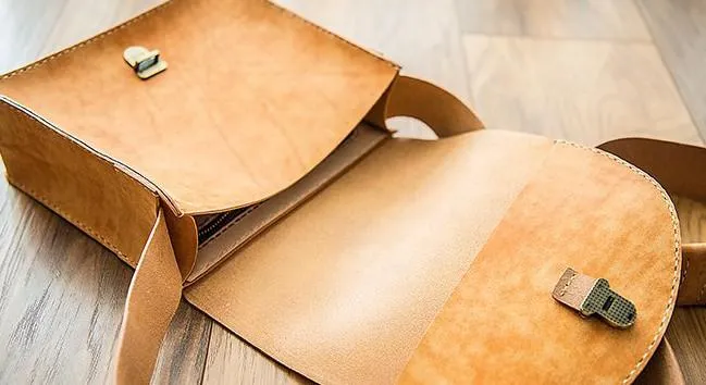 Handmade Leather Cute Shoulder Bag Satchel Purse Personalized Monogrammed Gift Custom Crossbody Bag Purse Shoulder Bag Purse