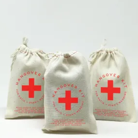 Hangover Kit Party Favor Bags Personalized - Set of 25