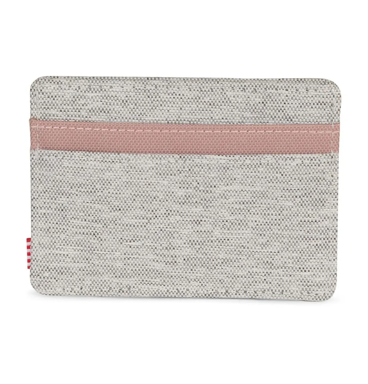 Herschel Charlie Card Holder – Light Grey/Rose