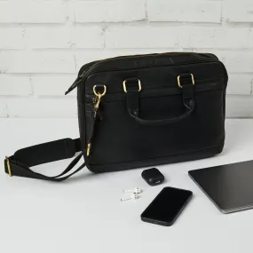 JAMES XLI STEVEN BRIEFCASE BLACK