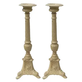 Johan Cast Iron Candlesticks (Set of 2)