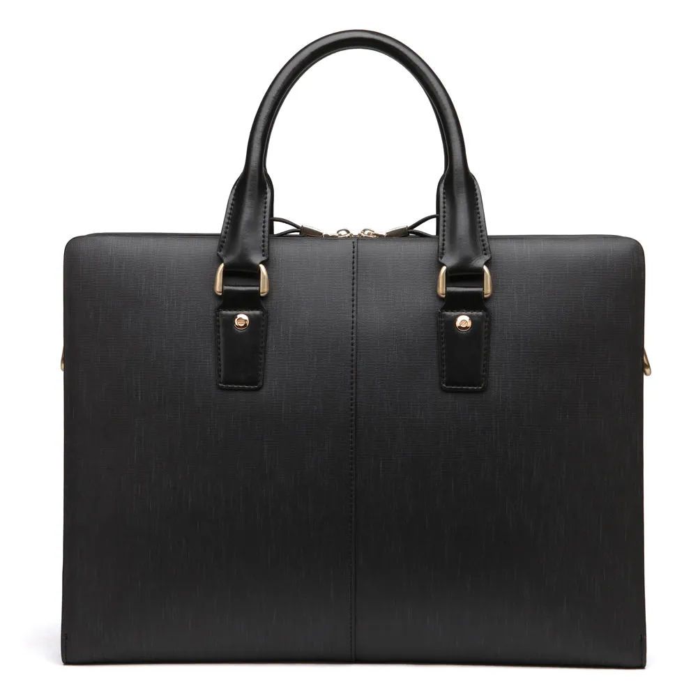 Johan Leather Lawyers Briefcase - Premium Laptop Bag