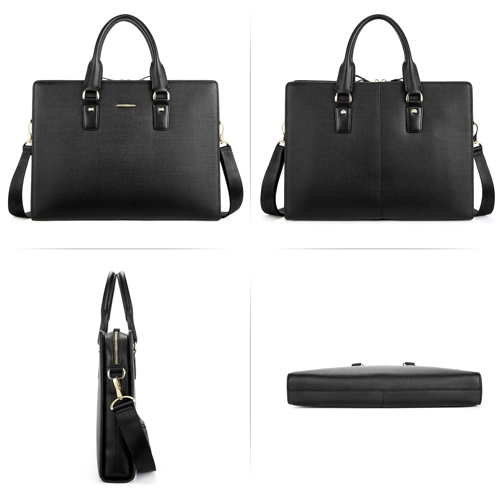 Johan Leather Lawyers Briefcase - Premium Laptop Bag