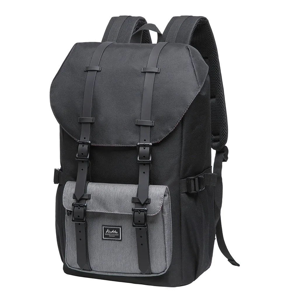 KAUKKO Backpack for city trips, EP5-5 ( Black Grey / 20.3L)